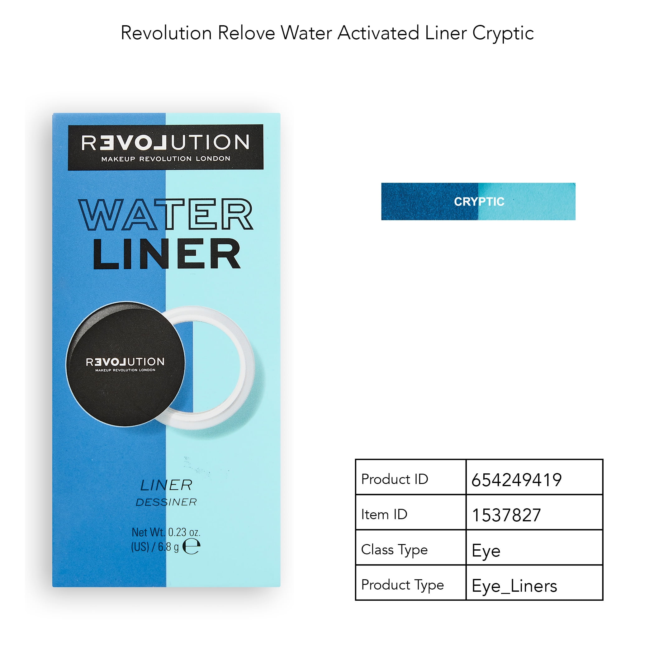 Relove by Revolution Water Activated Eyeliner Cryptic