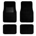 thumbnail image 5 of FH Group FH Travel Master Car Seat Covers for Auto, Complete Seat Covers Set with Black Carpet Floor Mats, Blue Black, 5 of 5