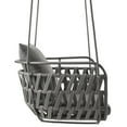 thumbnail image 4 of Modway Kaliah Powder-Coated Aluminum Frame Swing Chair in Charcoal, 4 of 9