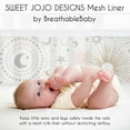 thumbnail image 3 of Sweet Jojo Designs + BreathableBaby Celestial Pink Gold and Grey Breathable Mesh Crib Liner Pad, 3 of 6