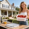 thumbnail image 6 of 4-in-1 Food Storage Container, Fruit Storage Containers with Lid & Strainer – Large Fruit Keeper for Fridge, Leakproof Produce Saver with Drain Basket, BPA-Free Multifunctional Container, 6 of 9