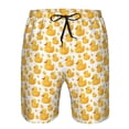 thumbnail image 3 of Balery yellow rubber ducks Traje de Baño Estilo Hawaiano para Hombre, Shorts de Secado Rápido con Bolsillos-X-Large, 3 of 6