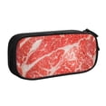 thumbnail image 2 of Xecao Beef Steaks print Fanny Pack Belt Bag for Women and Men, Fashionable Waterproof Waist Pack with Adjustable Strap for Traveling, Hiking, Jogging, Cycling, 2 of 5