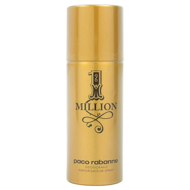 1 Million Deodorant Spray 5.0 Oz / 150 Ml Men by Paco Rabanne - Walmart.com