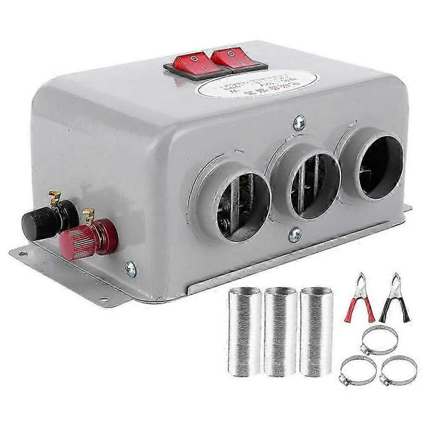 12V 800W Windshield Defroster 3 Hole Vehicle Electric Demister Low Noise Warmer Fast 2 in 1 Heating Cooling Dryer