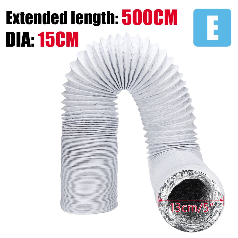 5M Flexible Exhaust Hose Tube Portable Air Conditioner Conditioning