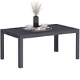 thumbnail image 1 of Outsunny Outdoor Coffee Table, Rectangle Patio Table, Steel Frame, Grey, 1 of 10