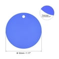 thumbnail image 2 of Uxcell Étiquettes Rondes en Plastique de 1,17 Po, Résistantes aux Déchirures, Imperméables, Étiquettes de Prix avec Cravate, 25 Pcs, Bleu, 2 of 5