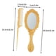 thumbnail image 3 of Fiudx Juego de Espejo de Tocador, Elegante Cepillo de Pelo Antiguo, Peine Portátil con Espejo, Peine Desenredante Antiestático, Artículos Esenciales de Belleza y Cuidado Del Cabello, Regalo Perfecto, 3 of 3