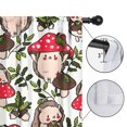 thumbnail image 4 of Blackout Kids Curtains,Hedgehogs and Red Mushrooms Pattern Childrens Insulated Curtains Set Of 2,Bedroom Essentials,Toddler Room Decor 42"x84"(106x213cm), 4 of 4