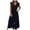 Black, variant on aidice Summer Jumpsuits for Women Ruffle Cap Sleeve V Neck Keyhole Comfy Casual Wide Leg Pants Rompers