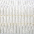 thumbnail image 2 of Phantoscope Christmas holiday Decorative Throw Pillow Bundle Set, Corduroy Striped Velvet Series Covers with inserts, 18" x 18", White and Red, 2 Pack, 2 of 5