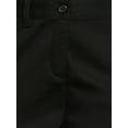 thumbnail image 4 of Wonder Nation Juniors School Uniform Stretch Twill Bermuda Shorts, Sizes 3-15, 4 of 5