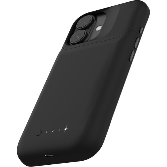 Funda de batería mophie Juice Pack para iPhone 16 +50% negra
