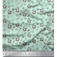 thumbnail image 1 of Soimoi Rayon Fabric Coffee,Cookies & Cupcake Food Print Fabric by The Yard 42 Inch Wide, 1 of 1