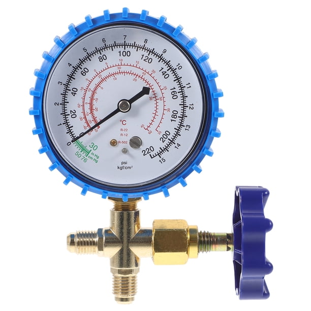 KAKOWELY Medidor de recarga de refrigerante Medidor de adición de fluoruro Medidor de llenado de refrigerante