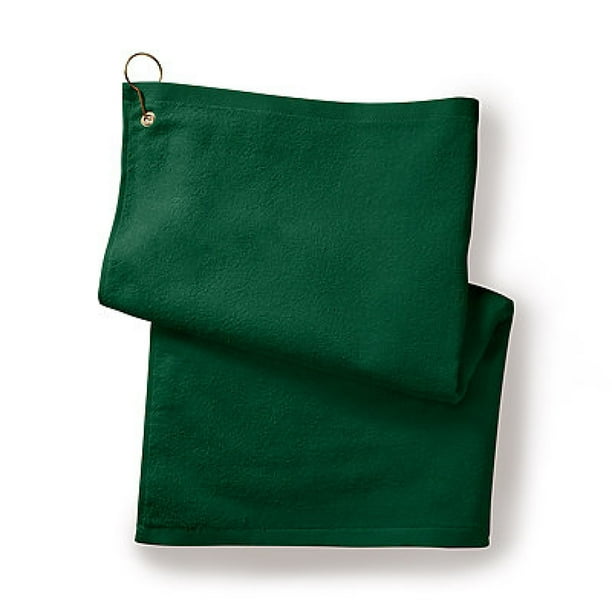 Towels Plus Deluxe Hemmed Hand Towel With Corner Grommet And Hook T68G