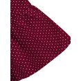 thumbnail image 4 of Qiylii Girls’ Point Jumpsuit/Dress, Ruffled Sleeve Summer Clothes,Wine Red, 4 of 7