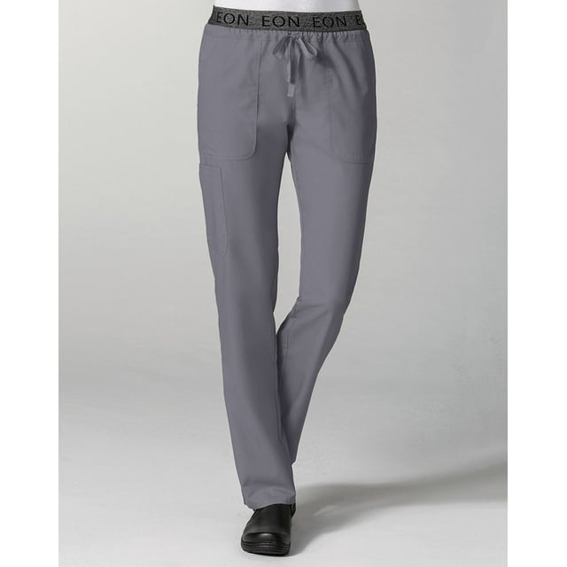 maevn Pantalon cargo à 7 Poches à Taille Élastique eon pour Femme (Étain, Grande et Longue)
