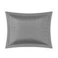 thumbnail image 4 of Chic Home Emery 7 Piece Comforter Set Casual Country Chic Pleated Bed in a Bag - Sheet Set Decorative Pillows Sham Included - Twin 66x90", Grey, 4 of 7