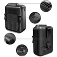 thumbnail image 5 of Ventilador portátil recargable con clip para la cintura, ventilador personal para colgar en el cuello, viento súper potente, ventilador de larga resistencia para trabajo, refrigeración y pre, 5 of 5