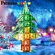 thumbnail image 3 of Azulejos magnéticos PicassoTiles para árbol de Navidad, 106 piezas, con LED, 3 of 8