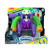 Imaginext DC Super Friends The Joker Battling Robot, 3-Piece Figure Set with Lights for Preschool Kids