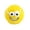 Yellow, variant on FTsdfkl Squeaky Smiley Face Ball Toy for Dogs,Dental Cleaning, Anxiety Relie,Soft Bouncy Fetch Balls for Medium Small Pets Interactive Play