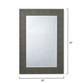 thumbnail image 2 of Alden Decor  Esme Shagreen Rectangle Mirror, Grey Grey, 2 of 5