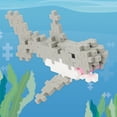 thumbnail image 2 of Juego de bloques de construcción de rompecabezas 3D PLUS PLUS Sea Creature Shark, 2 of 5