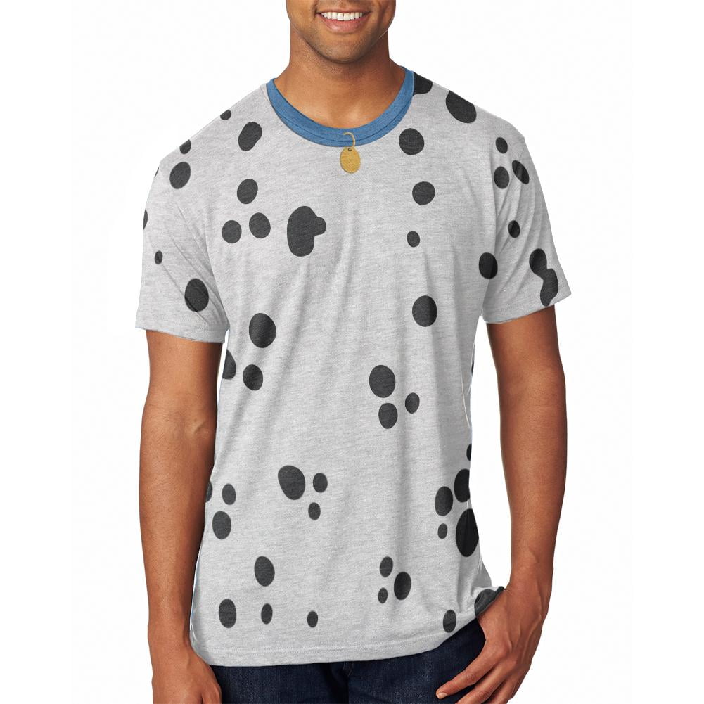 Dog Dalmatian Costume Blue Collar Mens 
