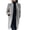 Gray, variant on Loyisvidion Women Wool Coat Trench Jacket Ladies Warm Long Overcoat Outwear Gray 12(Xxl)