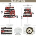 thumbnail image 3 of BZSMCE Table Lamp Creative Roses on Stripes Pattern Simple Pattern Night Light, 3 of 8