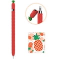 thumbnail image 1 of iPencil Case Sleeve Cute Fruit Design Silicone Soft Protective Cover Accessories Compatible with iPad Pencil 1st Generation - Red, 1 of 6