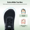 thumbnail image 3 of Artlea Womens Wide Toe Box Walking Shoes Arch Support Sneakers for Plantar Fasciitis Lightweight Orthotic Tennis Shoes for Outwork Gym, US Size 11, 3 of 7