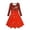 z261009-2-Red, variant on XEGLSBU Girls Christmas Dresses Long Sleeve Xmas Pattern Printed Party Christmas Princess Dress for Girl Red-2 Size 6-7 Years