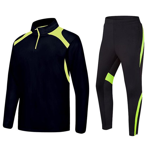Half-zip Soccer Training Suit Autumn And Winter Adult Sports Jacket