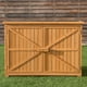 thumbnail image 1 of Zimtown Gabinete de Almacenamiento de Cobertizos de Madera para Exteriores de 38 Pulgadas con Puertas, Cobertizo para Herramientas de Abeto de Jardín, 1 of 10