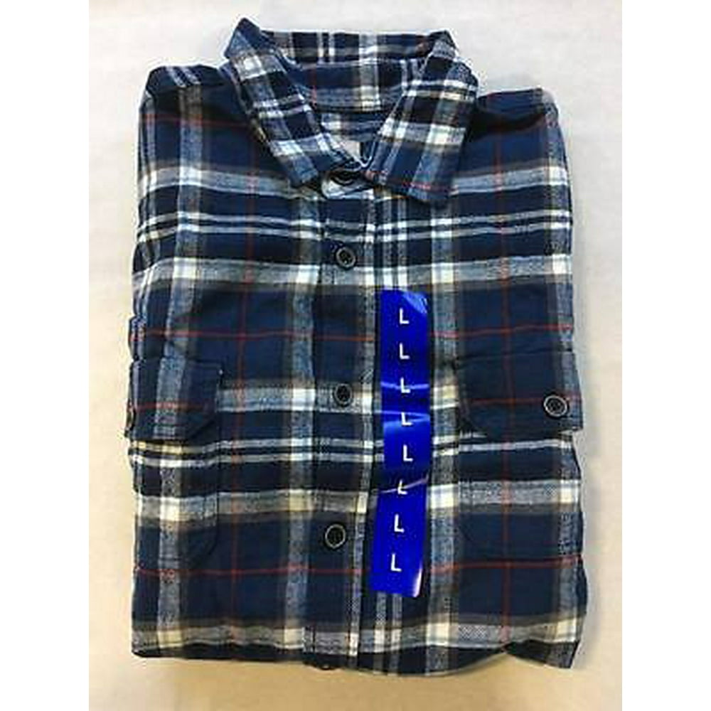 JACHS NY - Men's JACHS MFG Co Brawny Flannel Plaid Shirt Button Front ...