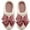 Bow Velvet, variant on BERANMEY Women's Slippers with Memory Foam Plush Soft House Slippers for Women Non-Slip Indoor Outdoor Cozy Fluffy Warm Bedroom Slippers with Cute Bow Ideal Gift for Her