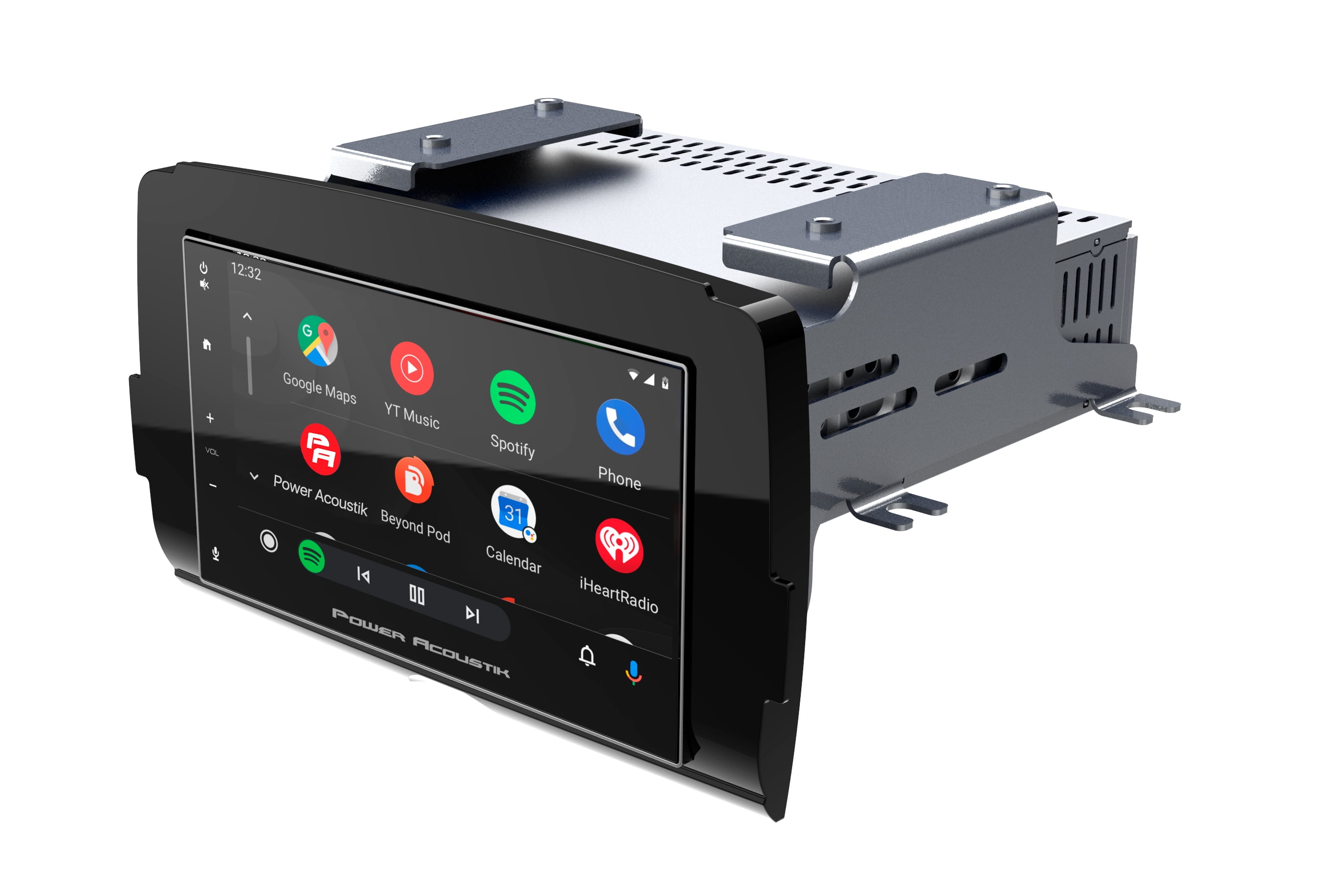 Power Acoustik HD-14KIT 7” Replacement Motorcycle Head Unit for 2014+ Harley-Davidson Motorcycles, Waterproof Touchscreen, Apple Carplay & Android Auto with GPS Navigation & Bluetooth System