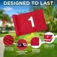 thumbnail image 4 of Juego de Banderas KINGTOP para Palo de Golf Miniatura de 3 pies con Bandera #6 Roja, 4 of 9