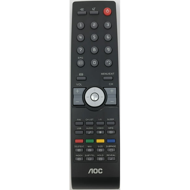 AOC RC2444601/01 TV Remote Control Compatible with AOC L26WA91 L32WA91