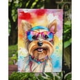 thumbnail image 3 of Yorkshire Terrier Hippie Dawg Garden Flag DAC2578, 3 of 5