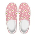 thumbnail image 5 of Psesaysky Kid Girls' Low-Cut Casual Shoes Loafers Daisy Pink Printed Shoes Comfortable Breathable Slip-on Sneakers Size 11-15, 5 of 7