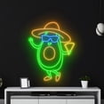thumbnail image 4 of Handmadetneonsign Avocado Nachos Neon Sign, Nachos Avocado Neon Art Decor, Mexican Avocado Wall Decor, 4 of 5