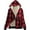 Khaki, variant on FDGIU Women's Plaid Flannel Shacket - Plus Size Fleece Lined Hooded Coat, Long Sleeve Button-Down Shirt Jacket, Oversized Flannel Hoodie, Warm Winter Zip-Up Coat