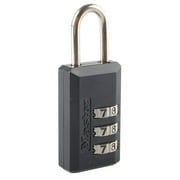 Master Lock 3 Dial Resettable Combination Padlocks, Solid Metal Body, 2 pack