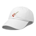 thumbnail image 4 of DALIX Electric Guitar Ball Cap Embroidered Hat in White, 4 of 7