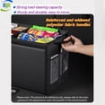 thumbnail image 4 of Foldable Car Storage Box, Artificial Leather Trunk Organizer, Expandable for SUV,Space-saving Folded, High-capacity(9 gal) Unfolded, Red, 4 of 12